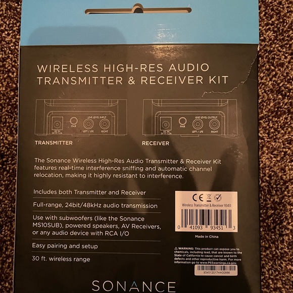Sonace wireless high-res audio transmitter & Receiver kit - Picture 2 of 6
